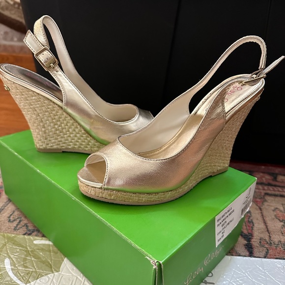 Lilly Pulitzer Shoes Lilly Pulitzer Kristin Wedge Heels Poshmark